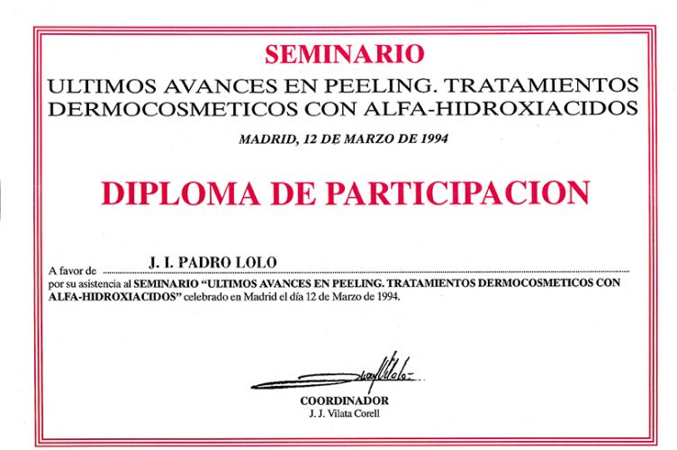Últimos avances en peeling. Tratamientos dermocosméticos con Alfa-hidroxiácidos
