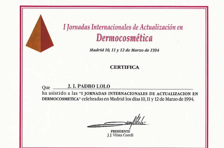 Jornadas internacionales de dermocosmética