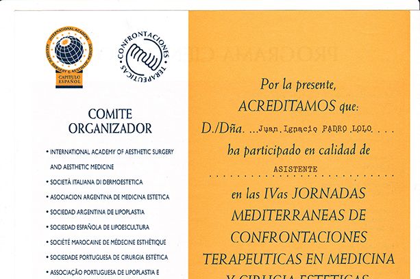 Confrontaciones terapéuticas en medicina y cirugía estéticas